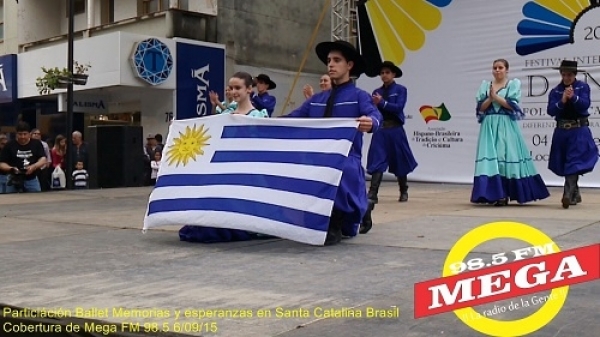 Destacada participaci&oacute;n del Ballet Memorias y esperanzas en Santa Catalina Brasil