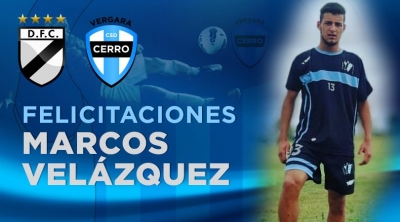 Marcos Velázquez realizó su fichaje a DANUBIO FC de Montevideo
