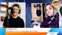 Mega FM 91.9 entrevista a Martin Piña programa La maquina del ritmo 1/10/21