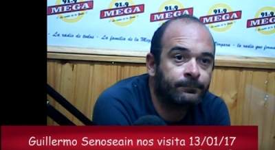 El presidente de la liga Vergarense Guillermo Senoseain nos visitó 13/01/17