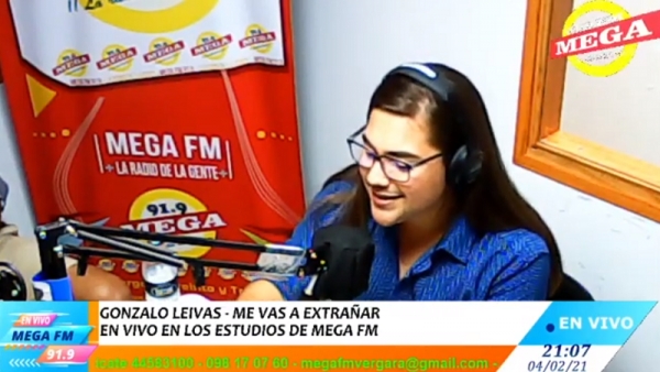 GONZALO LEIVAS - ME VAS A EXTRA&Ntilde;AR EN VIVO EN LOS ESTUDIOS DE MEGA FM