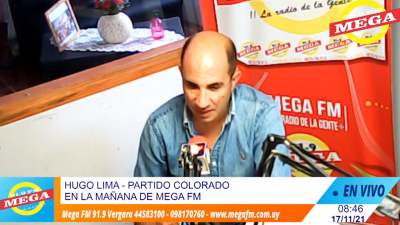 Mega FM 91.9 entrevista a Hugo Lima 17/11/21