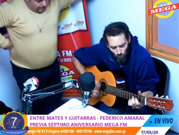 Federico Amaral nos acompa&ntilde;a en la previa del s&eacute;ptimo aniversario de Mega FM 91.9 17/05/2020