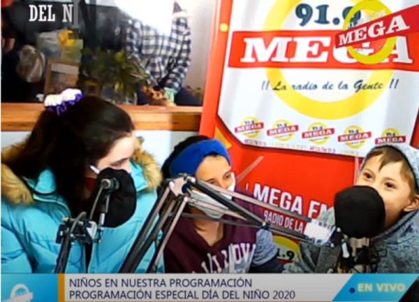 Visitas en la Mega el ni&ntilde;o Axel en la programaci&oacute;n especial del d&iacute;a del ni&ntilde;o 2020