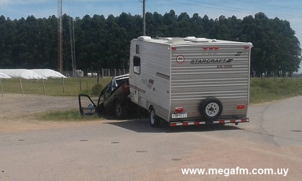 Accidente de tr&aacute;nsito sin lesionados en Ruta 18 ingreso a Placido Rosas 14/11/16