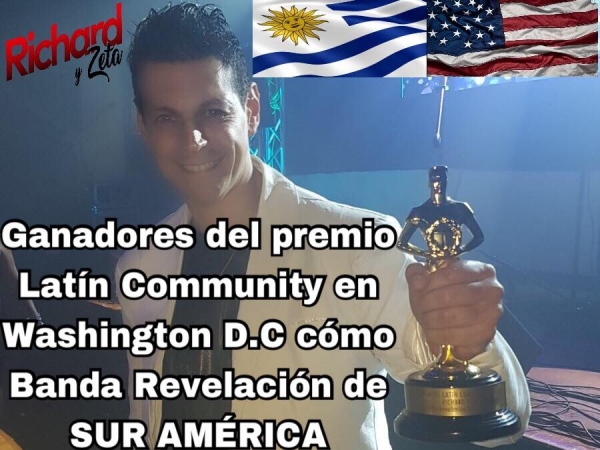 Richard y Zeta y su premio en los Latin Community Awards 2017 en entrevista con Mega FM