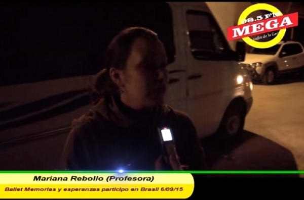 La profesora del ballet Memorias y esperanzas Mariana Rebollo hablo referente a la participaci&oacute;n de su grupo en Santa Catalina