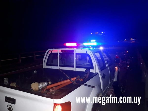 Una persona fue rescatada desde el monte del arroyo Parao 1/01/18