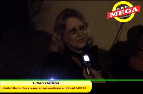 Lilian Ramos integrante de Memorias y esperanzas destaco la participaci&oacute;n en Santa Catalina Brasil