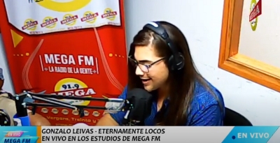 GONZALO LEIVAS - ETERNAMENTE LOCOS EN VIVO EN LOS ESTUDIOS DE MEGA FM
