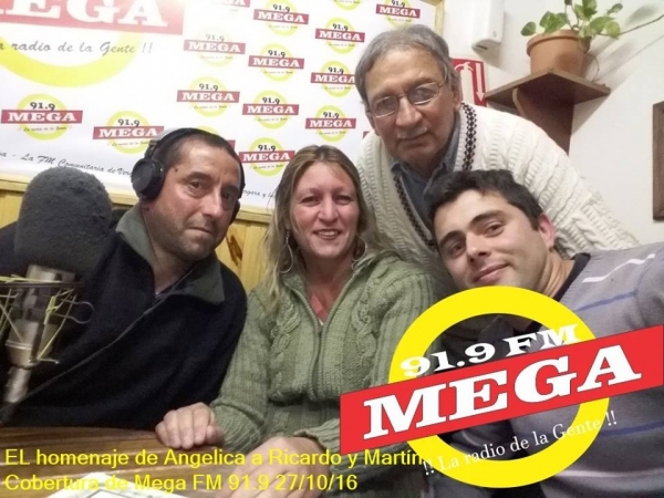 El homenaje de Ang&eacute;lica del Tigre a Mart&iacute;n y Ricardo 27/10/16