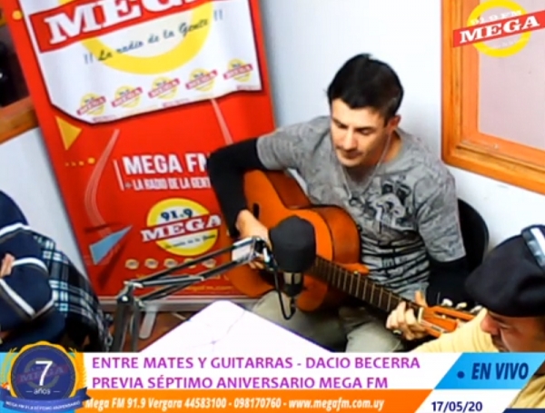 Dacio Becerra nos acompa&ntilde;a en la previa del s&eacute;ptimo aniversario de Mega FM 91.9 17/05/2020