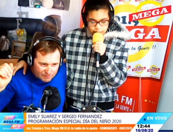 Emily Suarez y Sergio Fernandez en la programaci&oacute;n especial del d&iacute;a del ni&ntilde;o 2020