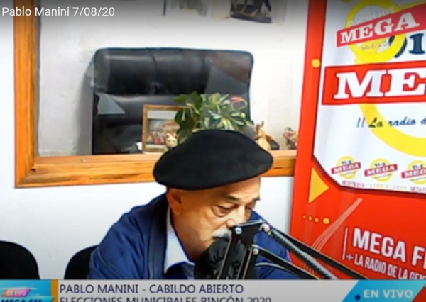 Pablo Manini habla sobre su actividad pol&igrave;tica 7/08/20