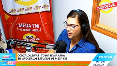 GONZALO LEIVAS - YO NO SE MA&Ntilde;ANA EN VIVO EN LOS ESTUDIOS DE MEGA FM