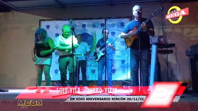 Luis Vila - zorro viejo - transmisión en vivo aniversario Rincón 2021 - Mega FM 91.9