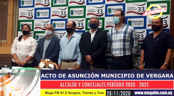 Cobertura asunci&oacute;n Municipio de Vergara 28/11/2020