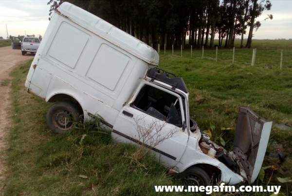Accidente de tr&aacute;nsito sin lesionados en camino a Arrozal Zapata 5/10/17