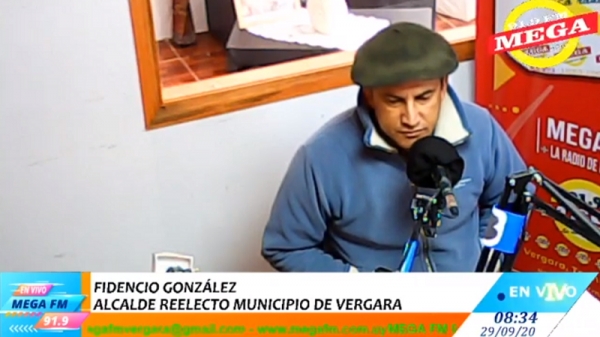 Fidencio Gonzalez Alcalde electo Municipio de Vergara 2020