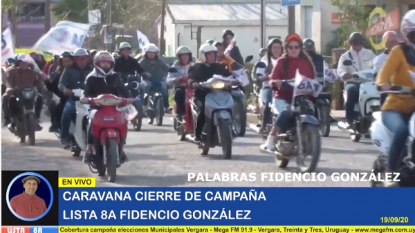 Cobertura caravana lista 8A 19/09/20