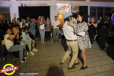 El gaucho Gerardo Texeira y su compa&ntilde;era Maria Portela fueron los ganadores del MEGADANCE 2025.