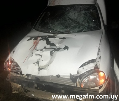 Accidente de tr&aacute;nsito en ruta 18 pr&oacute;ximo al local el Parao 12/07/18