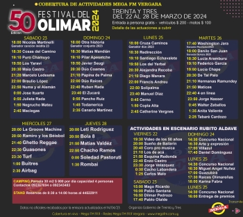 Grilla Festival del Olimar 2024