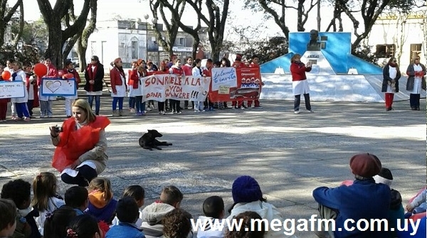 Se realiz&oacute; marcha en Vergara de concientizaci&oacute;n de importancia de donaci&oacute;n de sangre 17/06/16