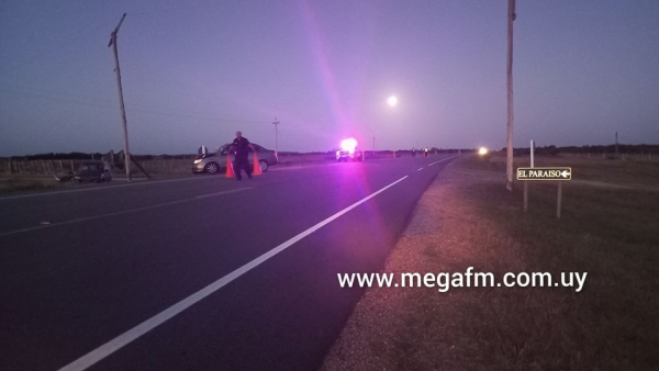 Accidente de tr&aacute;nsito en ruta 18 accesos a camino paso Mamerta 18/12/21
