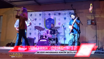 Laura Correa - Stefanie - transmisión en vivo aniversario Rincón 2021 - Mega FM 91.9