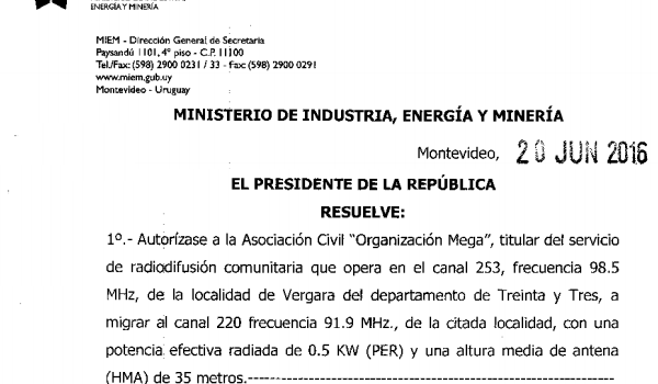 Mega FM aumenta su potencia y cambiamos de dial