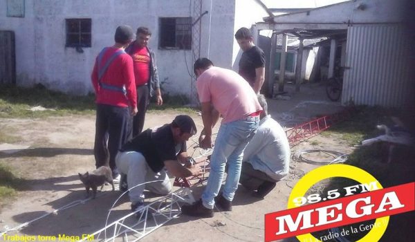 Mega FM ultima detalles para el aumento de potencia y cambio de dial 14/08/16