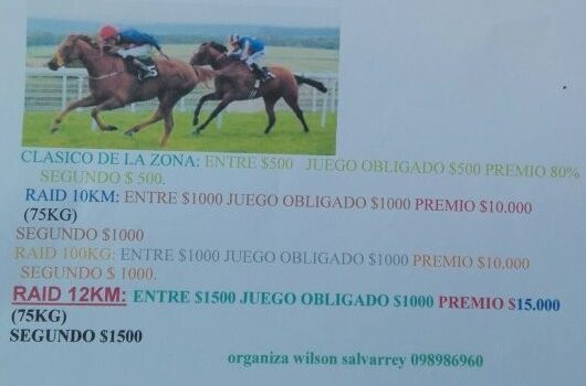 13 de mayo de 2017 raid a beneficio de Escuela N° 46 Cuchilla de Olmos