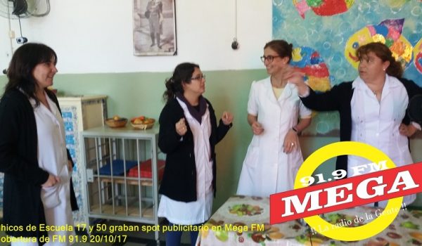 Alumnos de Escuelas 17 y 50 grabaron spot publicitarios 20/10/17
