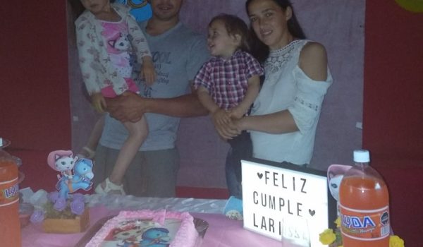 Larissa Baz una de las ganadoras del regalo de cumple en el día del niño 2020