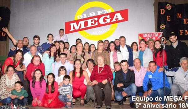 La familia de Mega FM quinto aniversario 2018