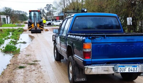 El acumulado de precipitaciones en Vergara alcanzó los 96 milímetros, lo que generó inconvenientes en distintos barrios de la ciudad de Vergara.