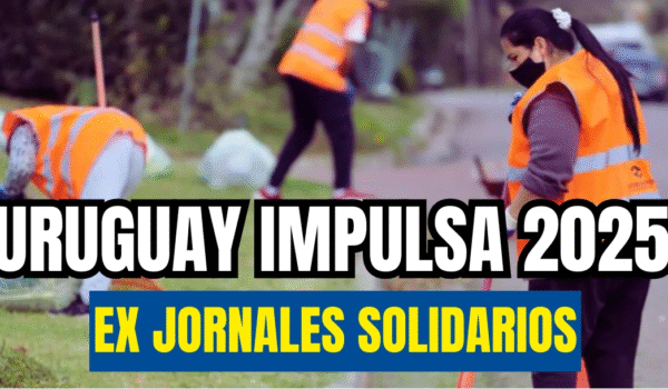 Resultados sorteo Uruguay Impulsa 2025 ex Jornales Solidarios