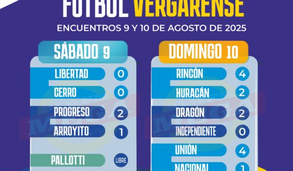 Resultados segunda fecha campeonato de futbol vergarense 2025
