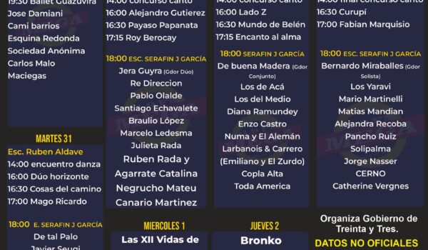 Grilla Festival del Olimar 2026